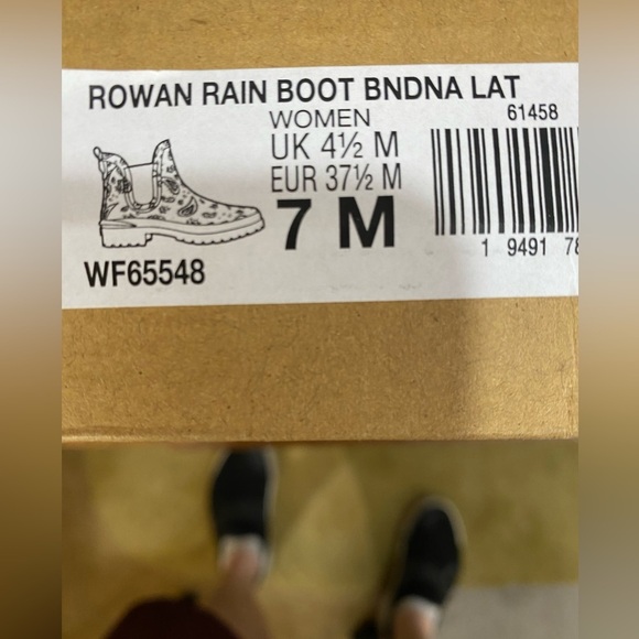 Keds Bandana Print Rain Boots size 7 - Picture 11 of 11